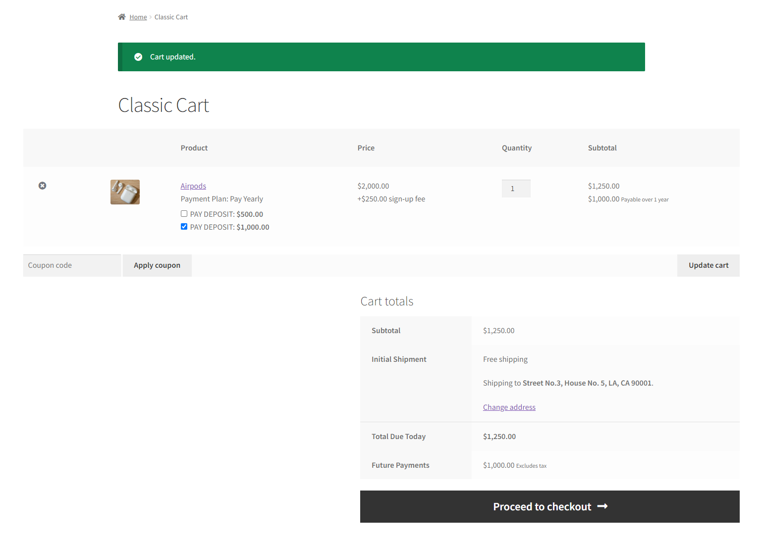 Classic cart