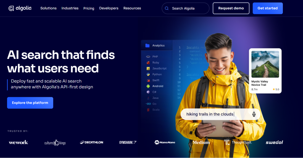 Algolia Search & Recommend