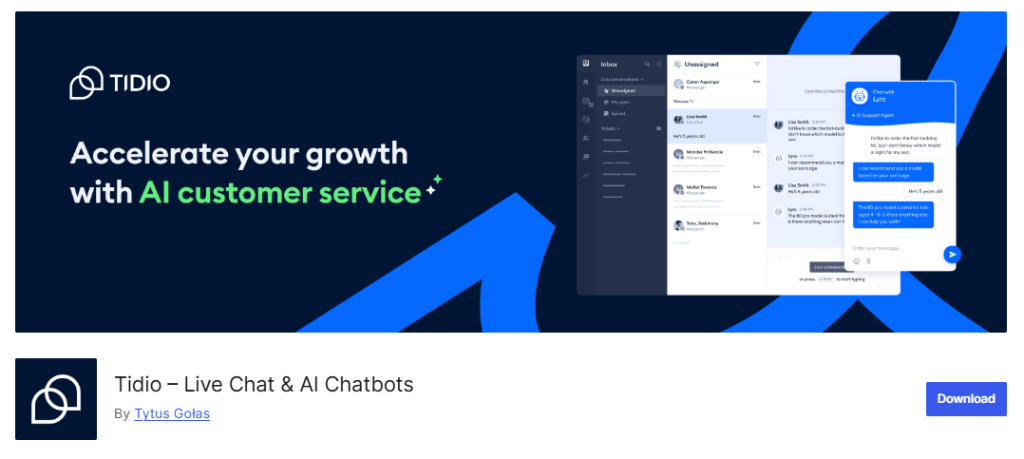 Tidio (Lyro AI)