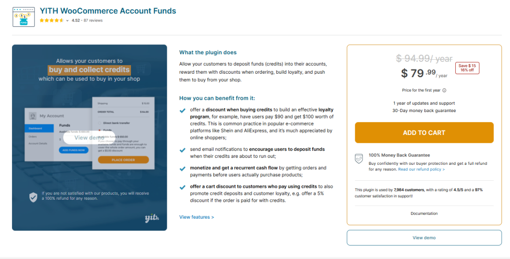 YITH WooCommerce Account Funds