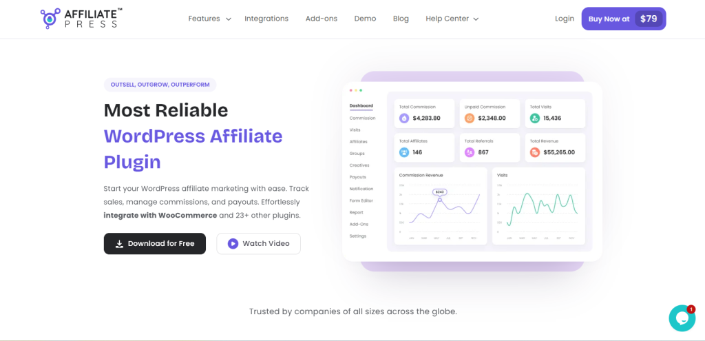 AffiliatePress - Best for WooCommerce Affiliate Management