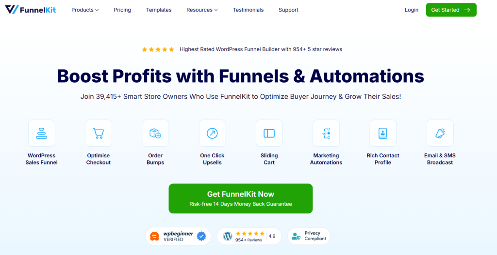 FunnelKit (WooFunnels) - Best Checkout and Upsell Optimization Plugin