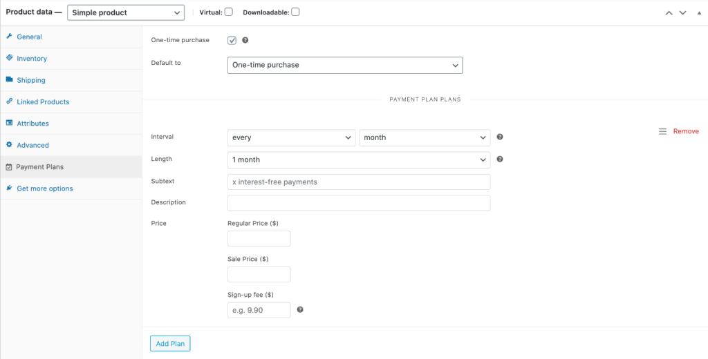 Enable Pay Later Payment Plans