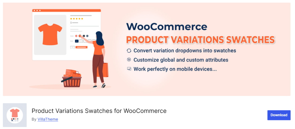 Product Variations Swatches for WooCommerce by VillaTheme