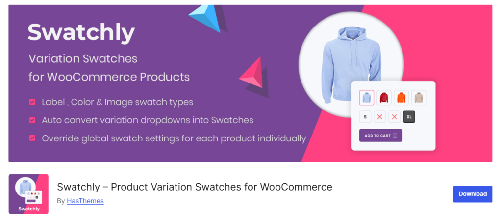Swatchly – Product Variation Swatches for WooCommerce